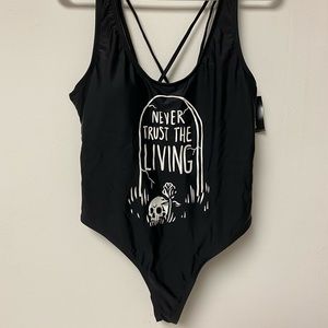 “Never Trust the Living” Bathing suit